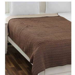 Leaf Single Bed Heavyweight Quilt Blanket