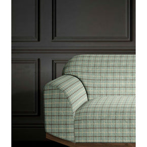 Mulberry SMALL CHECK LIGHT BLUE Sofa Fabric