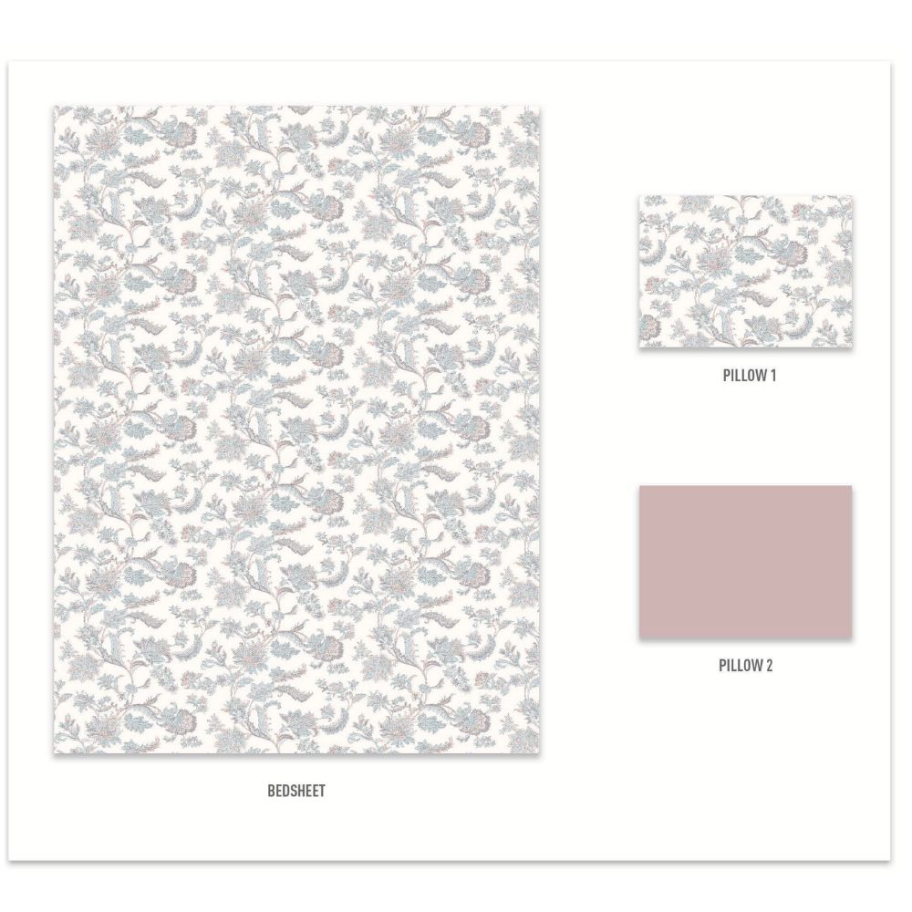 NECTORSOFT ZOE KING SIZE BED SHEET SET