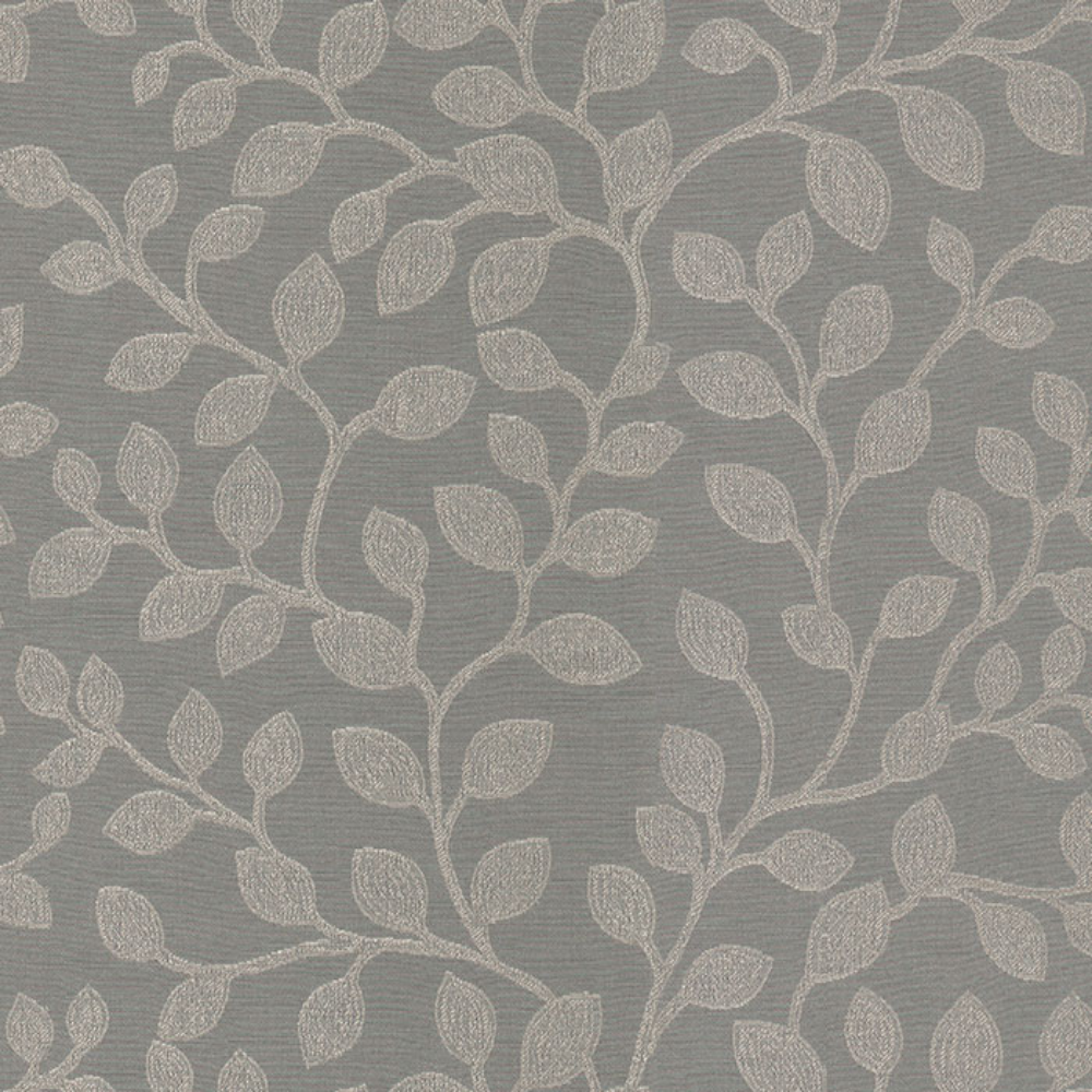 HILTON JACQUARD LEAF MAIN CURTAIN  FABRIC