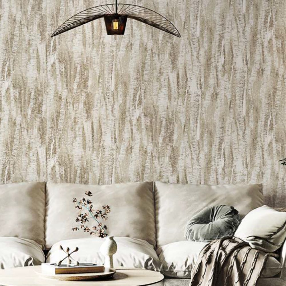 LIBSON TEXTURE BEIGE HOME DECOR WALL COVER  WALLPAPER