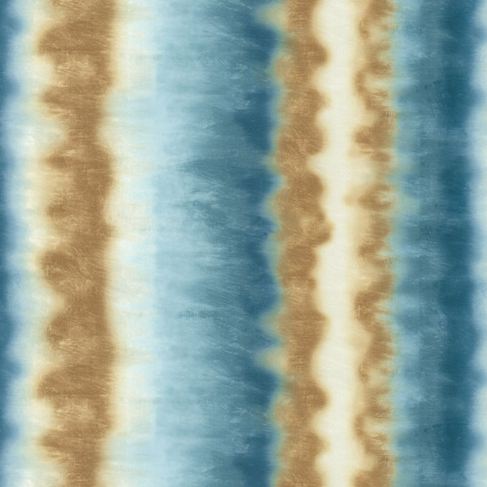 BARCELONA POLYESTER PRINT STRIPE MAIN CURTAIN FABRIC