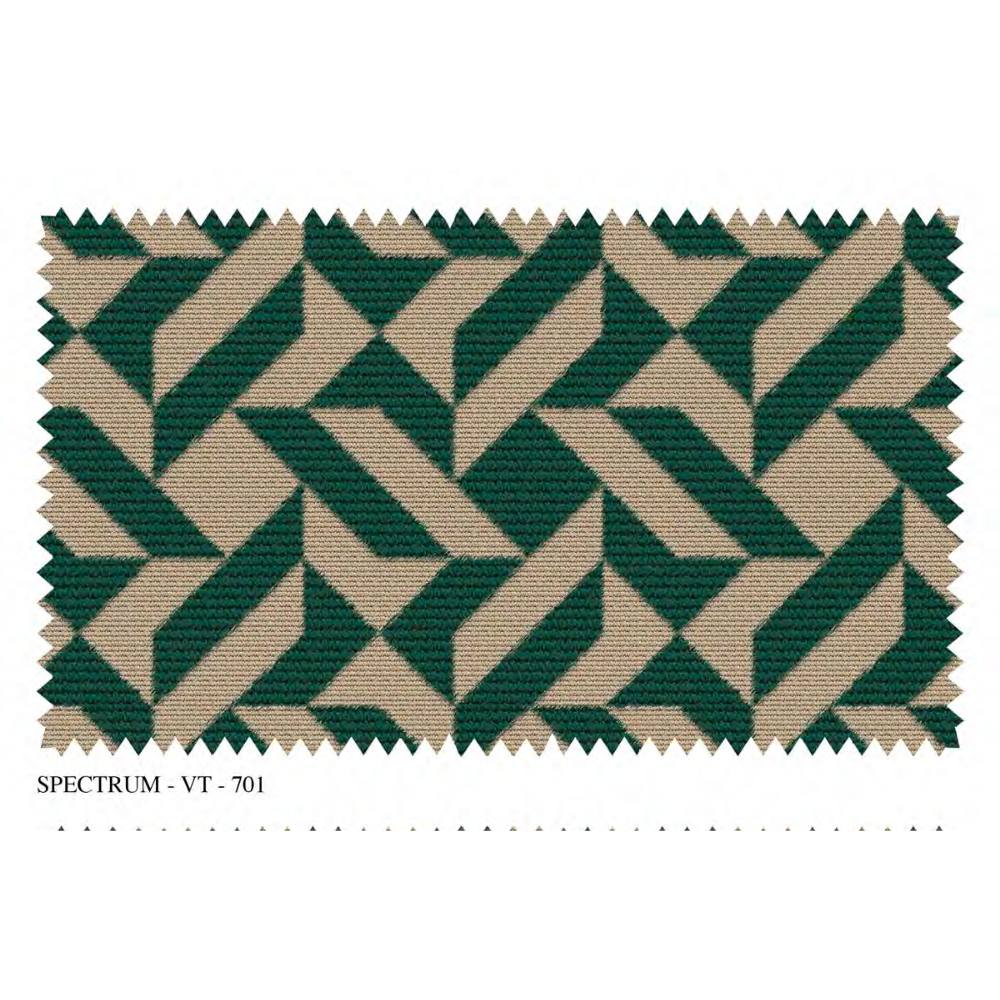 Spectrum Collection – Vermount Velvet Fabric Geometric Cube Design 100% Polyester Upholstery