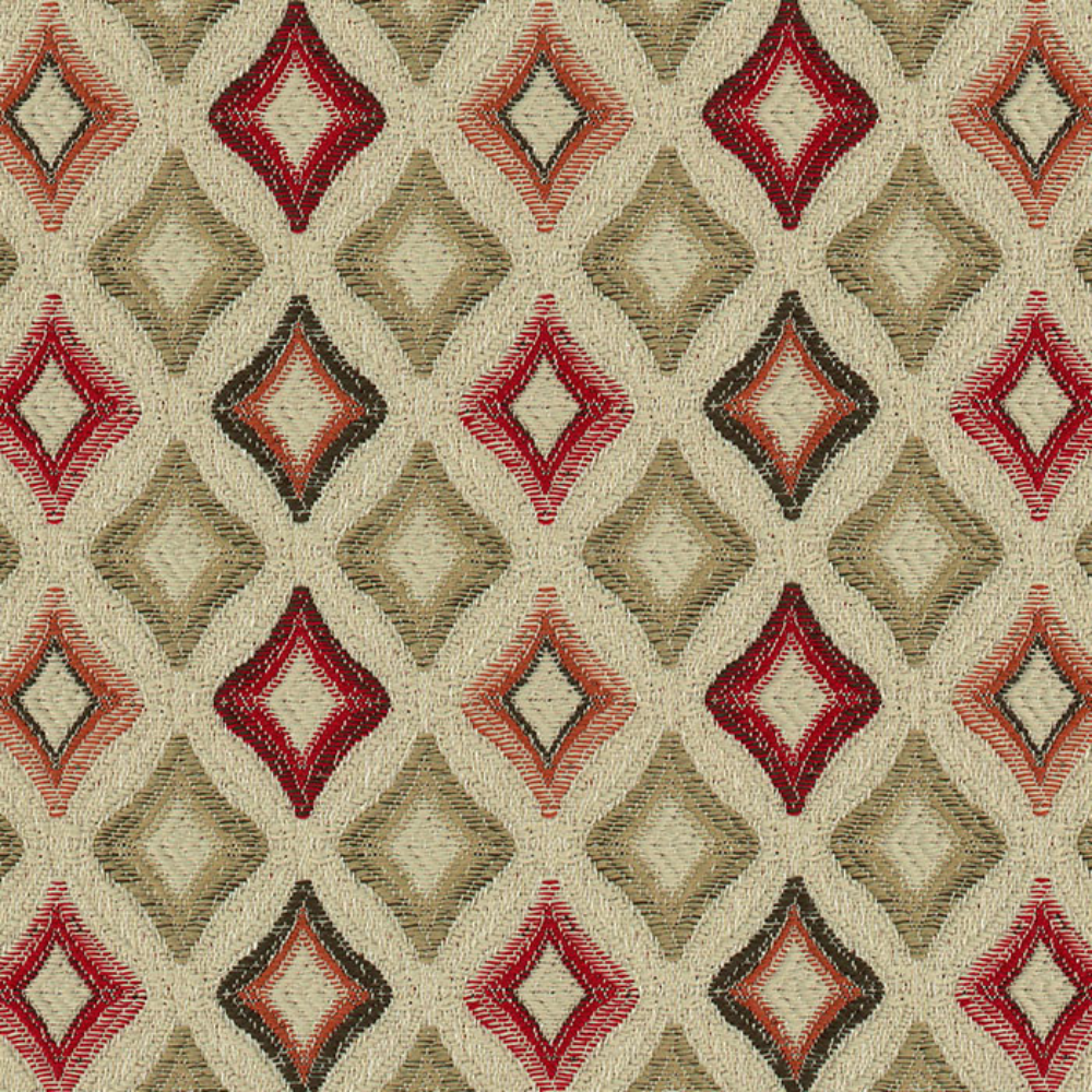 AUGUSTO JACQUARD GEOMETRIC POLYSTER UPHOLSTERY FABRICS
