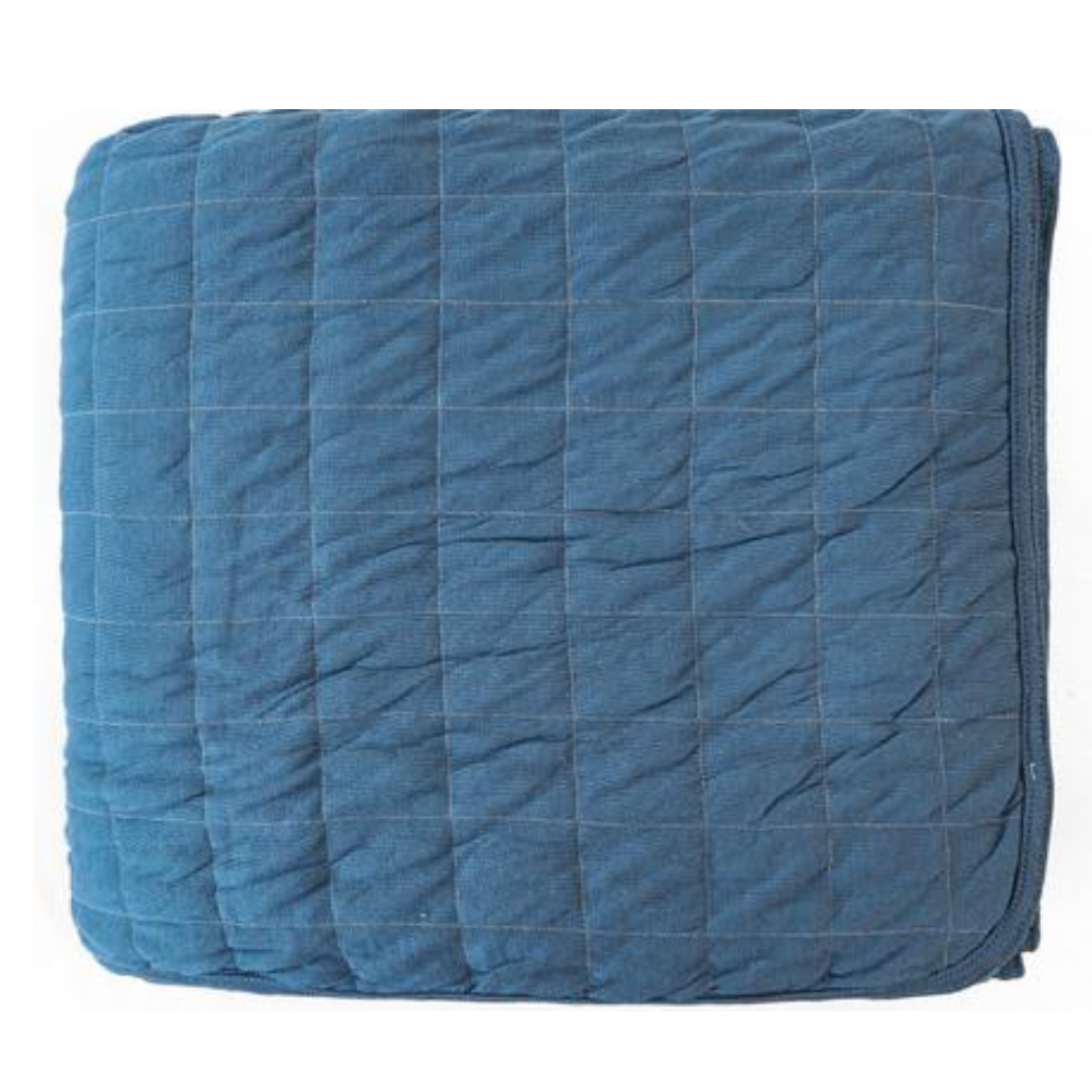 Square Check Double Lightweight Quilt Blanket