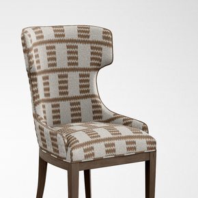 Soho Sofa Febric RAFFIA BROWN WHITE GEOMETRIC JUITE POLYESTER  - 127