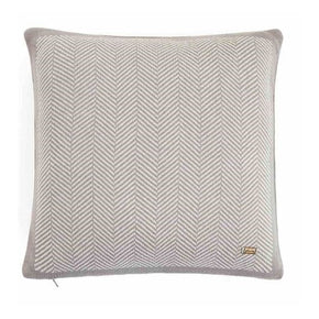 Herringbone- Cushion cover light gray and natural