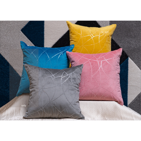 Cushion Cover With Sequence Embroidery FLAP ZIP
