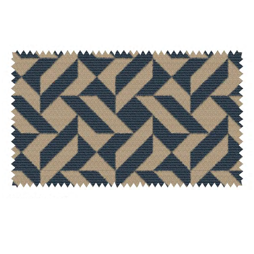 Spectrum Collection – Vermount Velvet Fabric Geometric Cube Design 100% Polyester Upholstery