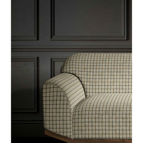 Mulberry SMALL CHECK LIGHT YELLOW POLYESTER Sofa Febrics