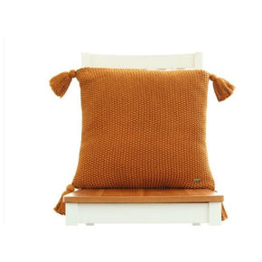 Moss Stitch - Cushion Covers mustard 100% cotton 40cm X 40cm