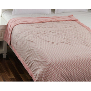 Eleanore Single Size Coral Blanket