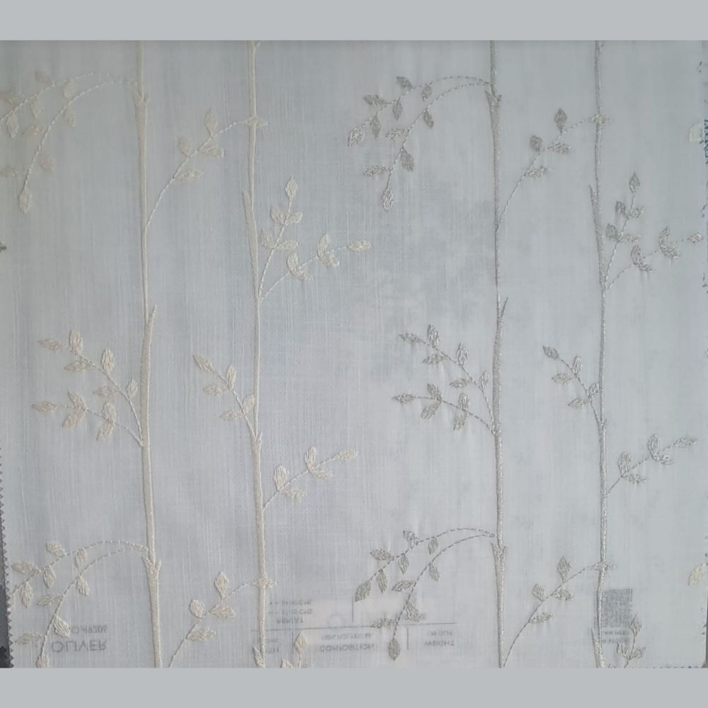 Oliver 49206  Sheer Curtain Fabric – 100% Polyester, Light & Elegant Drapery