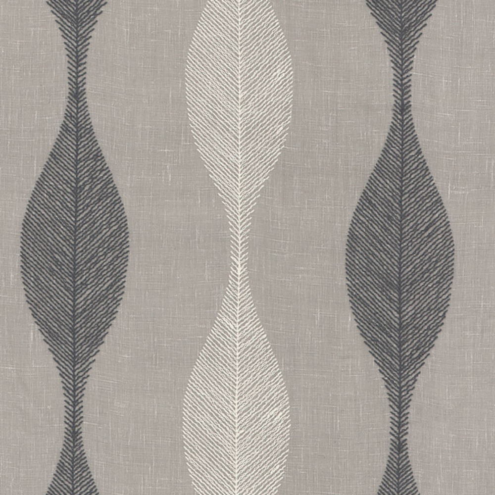 LUCY EMBROIDERY WAVES SHEER CURTAIN FABRICS