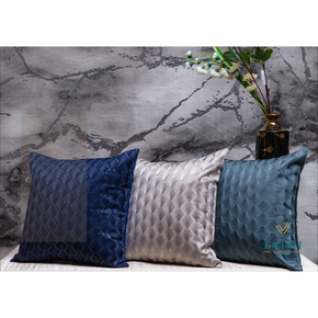 Cushion Cover With Sequence Embroidery FLAP ZIP B