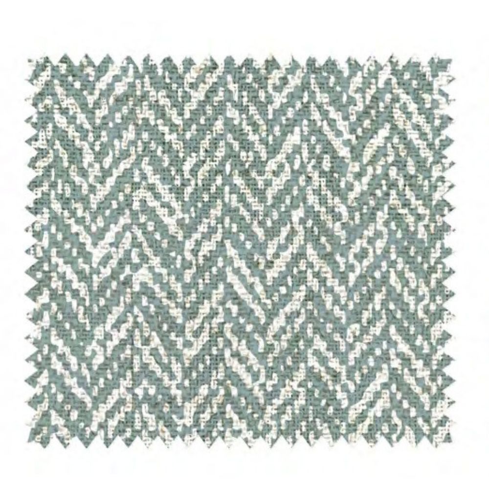 PATTERN CANDY POLYESTER LINEN UPHOLSTERY HERRINGBONE SILVER BLUE FABRIC CA 118