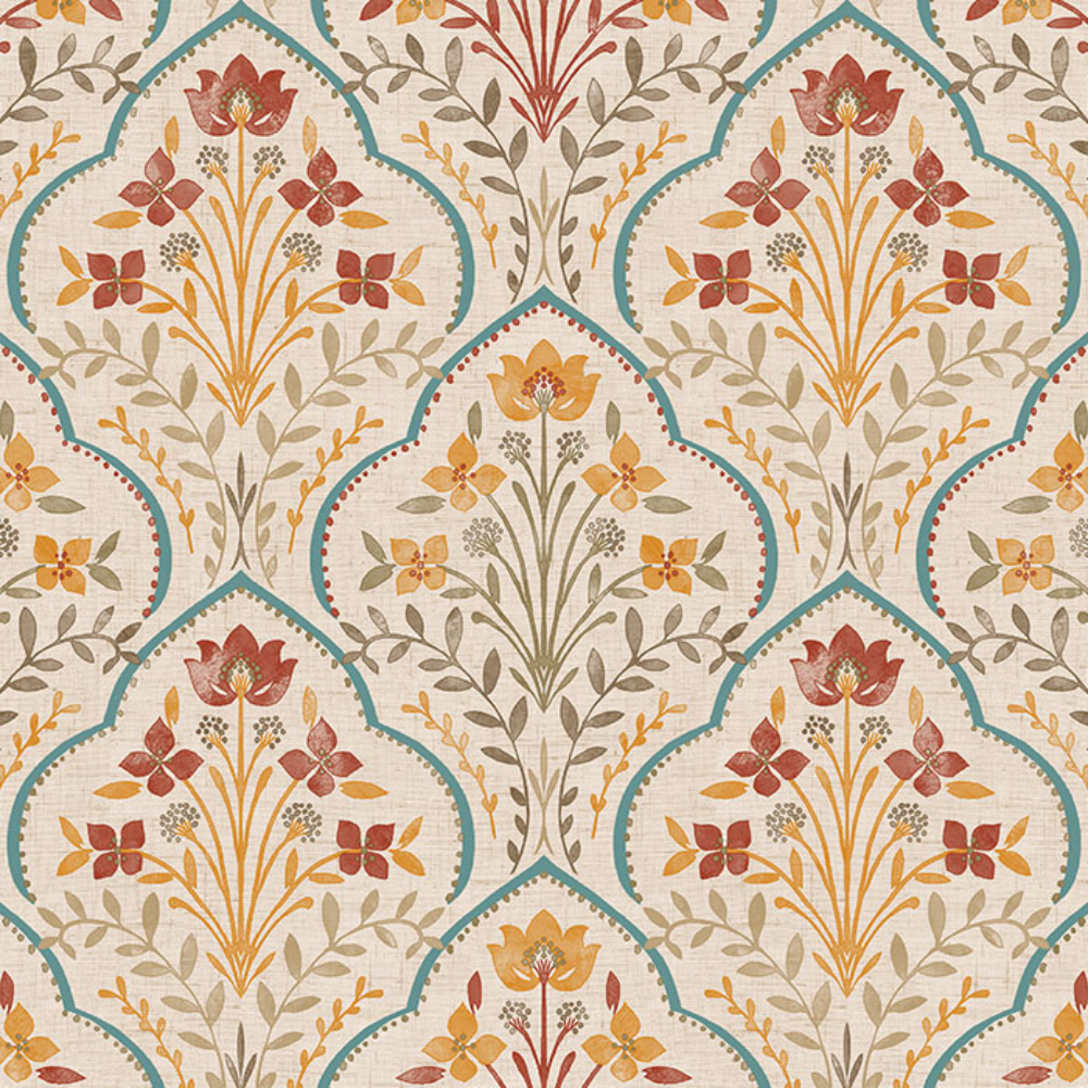 BARBADOS PRINT  POLYESTER DAMAS MAIN CURTAIN  FABRIC