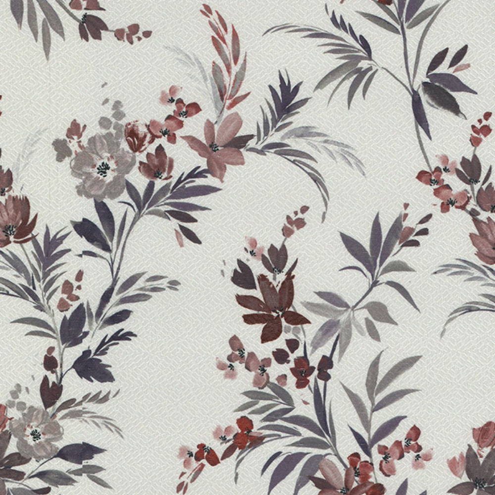 OCEAN PRINT POLYESTER Big flower bird MAIN CURTAIN  FABRIC
