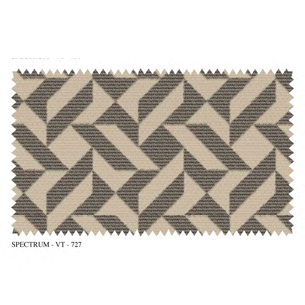 Spectrum Collection – Vermount Velvet Fabric Geometric Cube Design 100% Polyester Upholstery