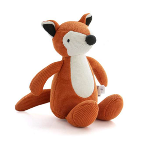 The Timid Fox Bright Orange & Natural SOFT TOY