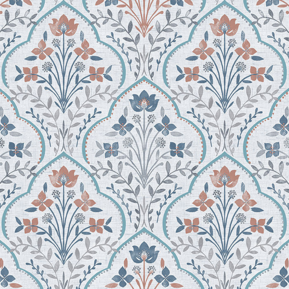 BARBADOS PRINT  POLYESTER DAMAS MAIN CURTAIN  FABRIC