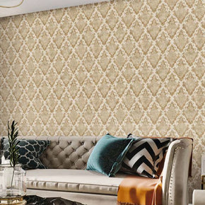 LIBSON GEOMETRIC BROWN HOME DECOR WALL COVER WALLPAPER