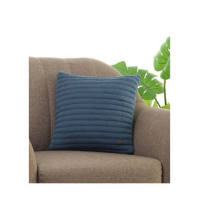 Waseme - Cushion cover steel blue 100% 45cm X 45cm (18" x 18)