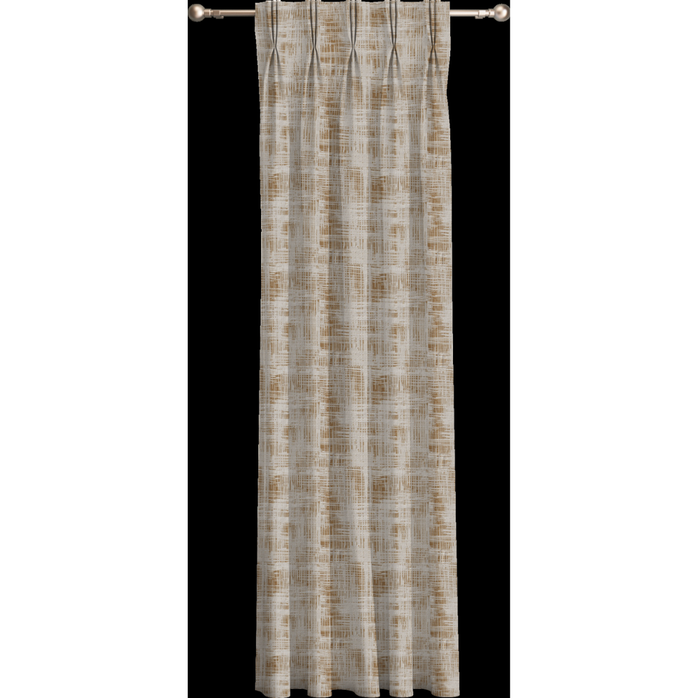 NORD MONACO ETERNAL  TEXTURE BROWN CURTAIN FABRICS