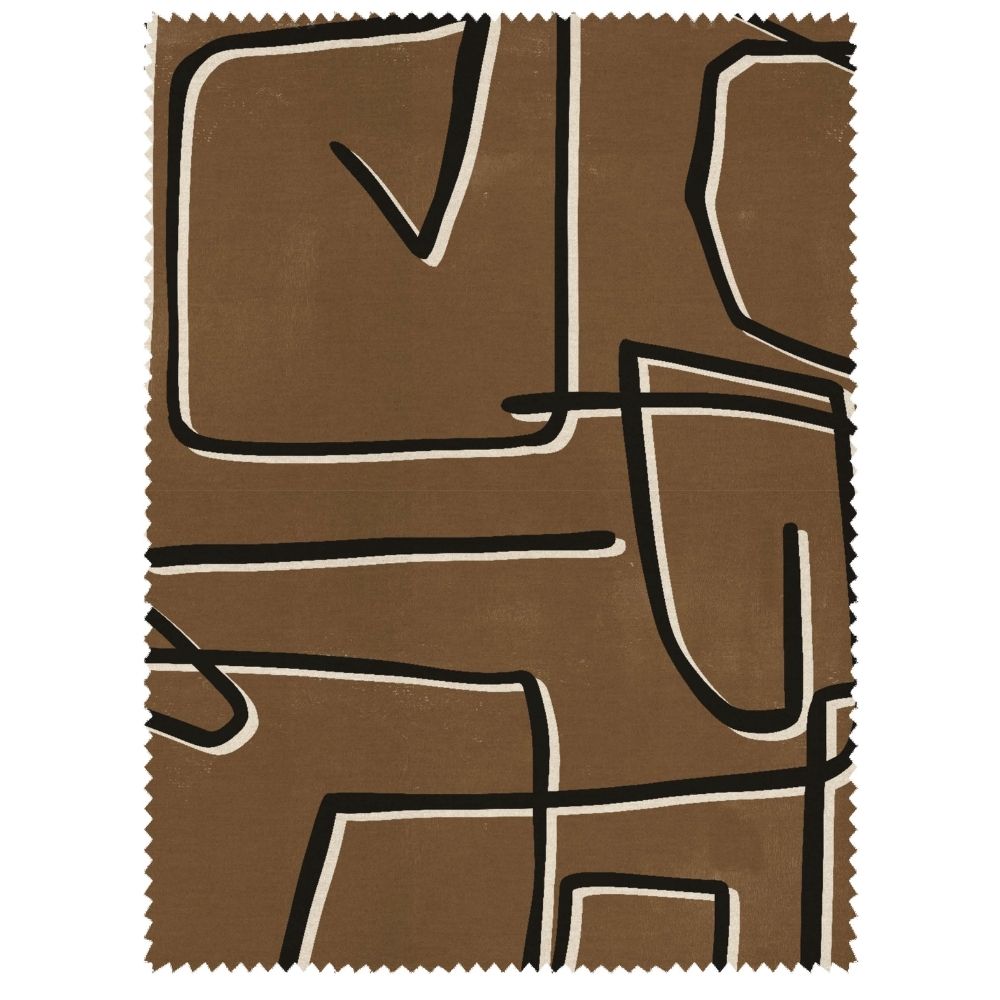 BEYOND BLACK DARK BROWN AND BLACK  POLYESTER SOFA  FABRIC