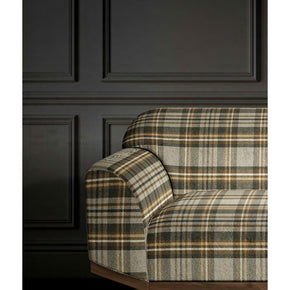 Mulberry GREY LIGHT CHECK POLYESTER  Sofa Febric