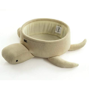 Turtle Storage Basket for Home Decor Natural