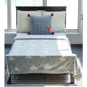 Cloudy kids winter blanket