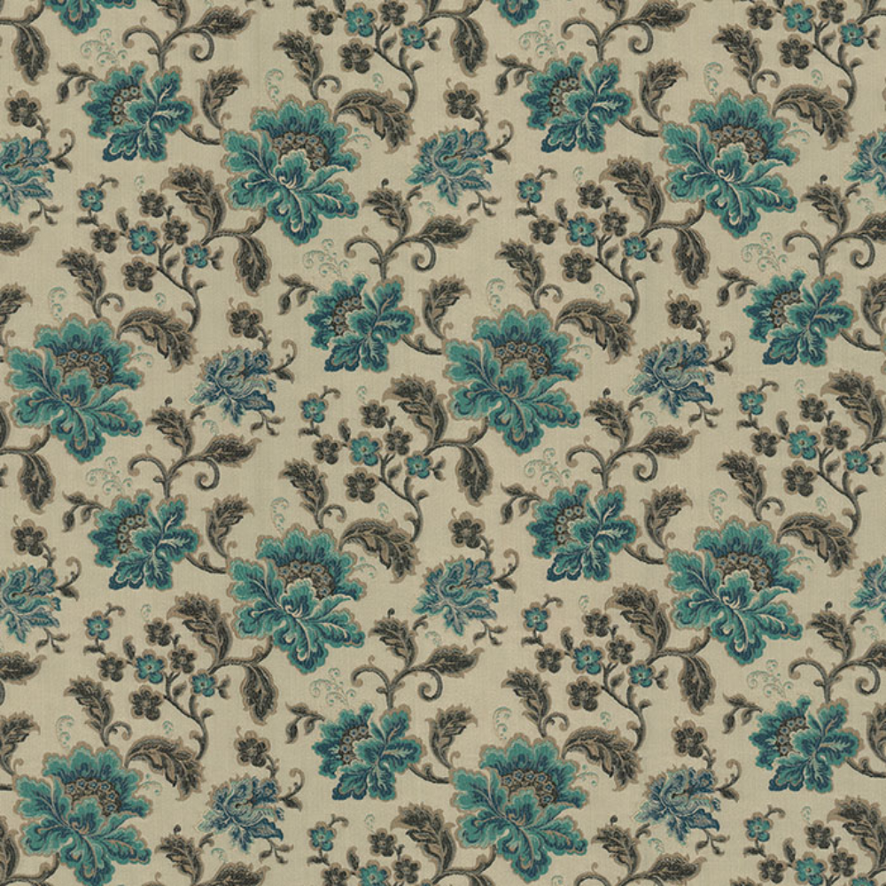 Malibu  polyester Upholstery jacquard FLOWER fabrics