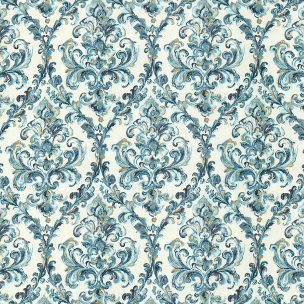BARCELONA POLYESTER PRINT DAMAS MAIN CURTAIN FABRIC