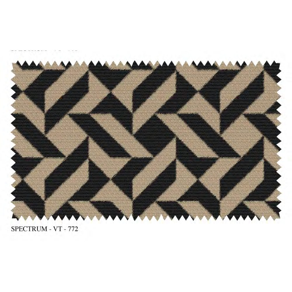 Spectrum Collection – Vermount Velvet Fabric Geometric Cube Design 100% Polyester Upholstery
