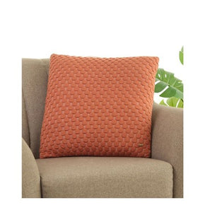 Bubbles - Cushion cover Rust & Natural