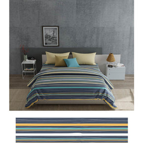 EVERYDAY ASTRO MUSTORD KING SIZE BED SHEET