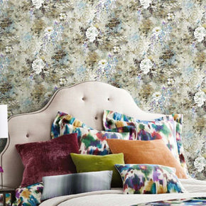 LIBSON PRINT FLOWER WHITE HOME DECOR WALL COVER WALLPAPER