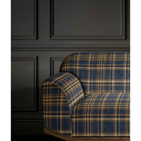 Mulberry BLUE LIGHT YELLOW CHECKS Sofa Febric