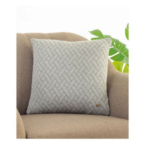 Sticks-Cushion cover Lt Grey Mel.& Dark 45cm X 45cm (18" x 18)