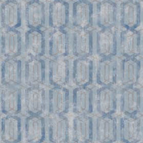 GLIMMER HOME DECOR MINI GEOMETRIC BLUE COVER WALL WALLPAPERS