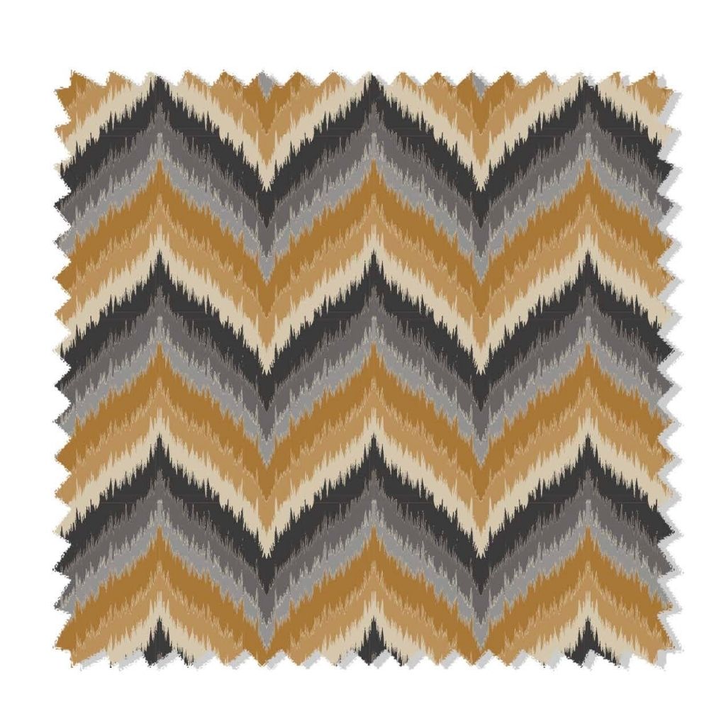 DURBAR VELVET POLYESTER UPHOLSTERY ZIGZAG  FABRICS 909