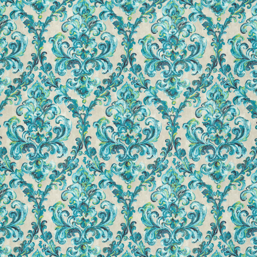 BARCELONA POLYESTER PRINT DAMAS MAIN CURTAIN FABRIC