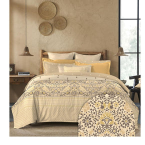 SANSKRITI BIDRI GOLD KING SIZE BED SHEET