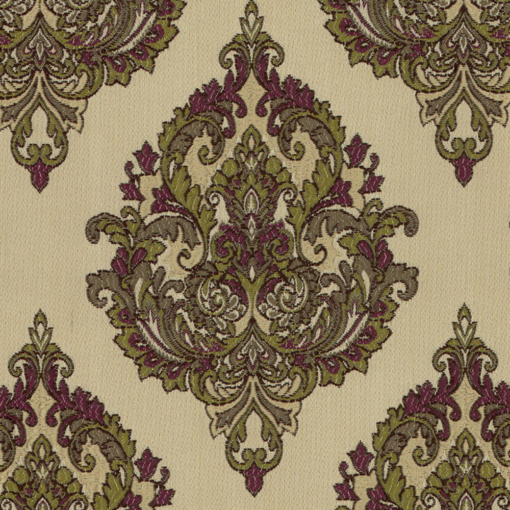 AUGUSTO JACQUARD DAMAS POLYSTER UPHOLSTERY FABRICS