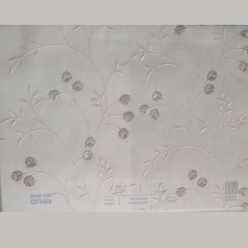 Oliver 49201  Sheer Curtain Fabric – 100% Polyester, Light & Elegant Drapery
