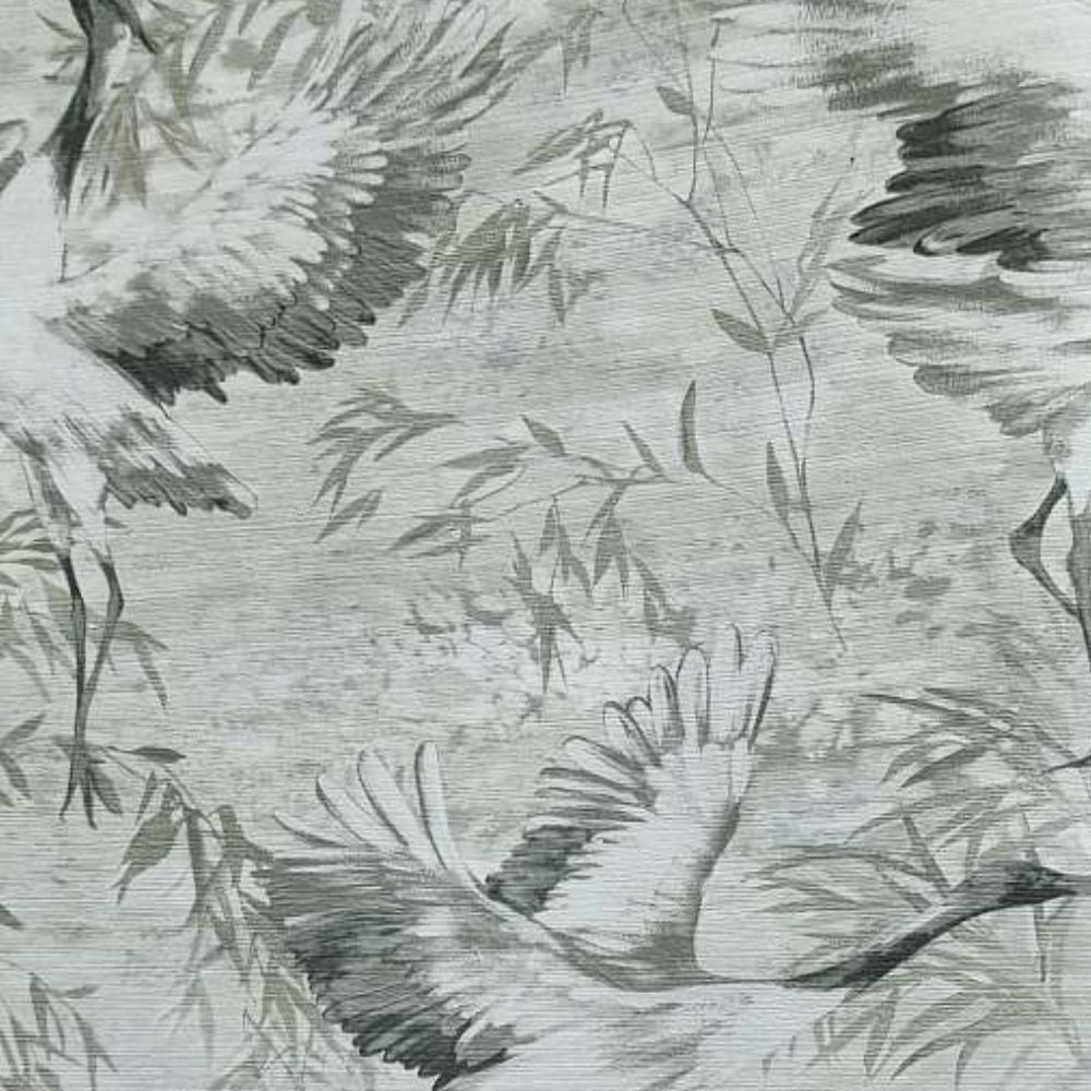 HOME DECOR TEXTURE BASE WHITE GREY BIRD PATAGONIA WALLPAPERS