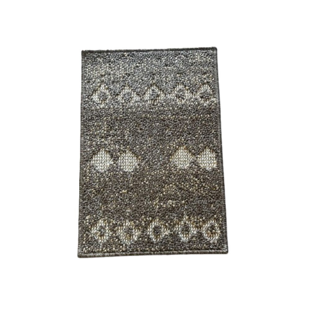 SANDRO JUTE DOORMAT GRAY BROWN 100% POLYESTER