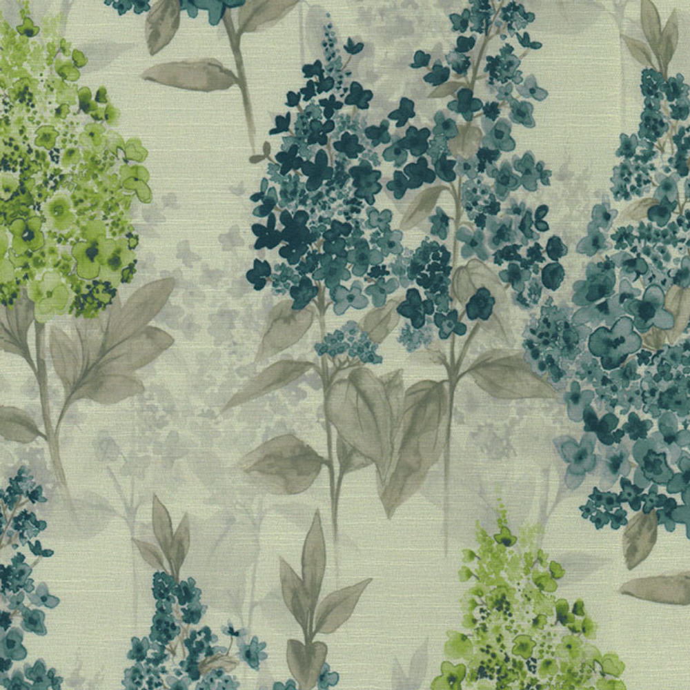 ICON POLYESTER FLOWER PRINT MAIN CURTAIN FABRIC