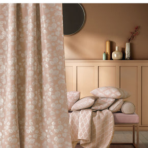 MAIN CURTAIN FABRICS NEOMA LIGHT PINK POLYESTER COTTON